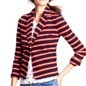 J. Crew nautical stripe blazer